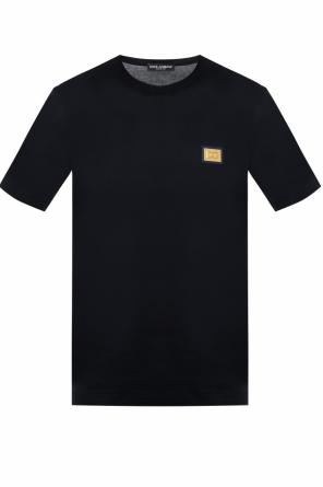 Logo-patched t-shirt, zdjęcie 1 Logo-patched t-shirt od Dolce & Gabbana